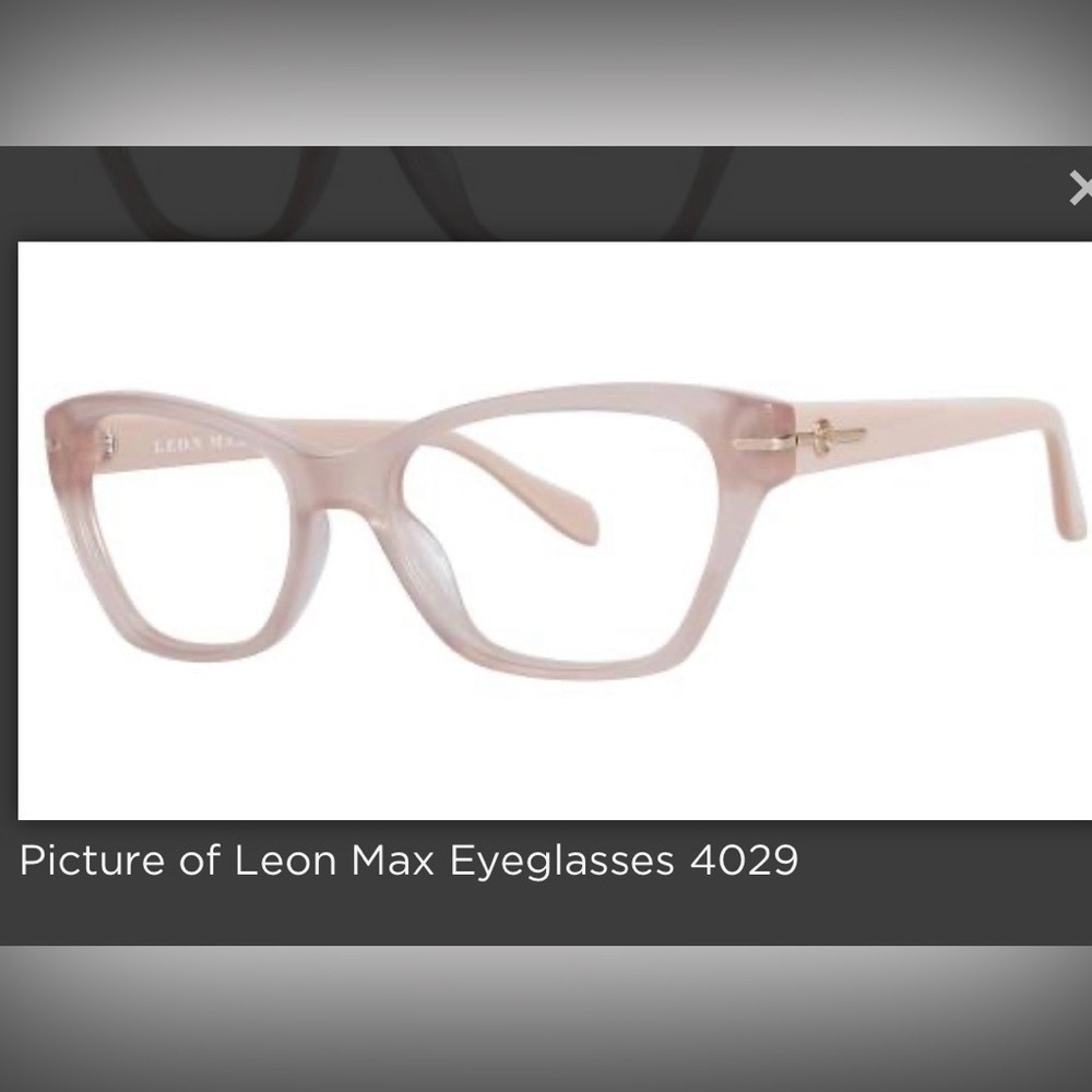 Leon max 4029 pink natural glasses